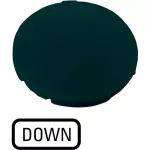 M22-XD-S-GB4 Wkładka przycisku, płaska czarna,z opis