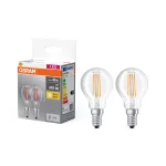 Lampa LED BASE Classic P40 4W/827 230V Filament szkło przezroczyste E14 FS2 OSRAM