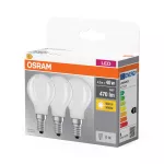 Lampa LED BASE Classic P40 4W/827 230V szkło matowe E14 FS3 OSRAM