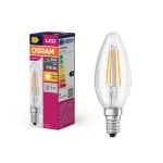 Lampa LED VALUE Classic B40 non-dim Filament szkło przezroczyste 4W 827 E14