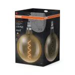 Lampa VINTAGE 1906 CL GLOBE200 Filament szkło przezroczyste GOLD 28 non-dim 5W 820 E27