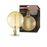 Lampa VINTAGE 1906 dim CL GLOBE200 Filament szkło przezroczyste GOLD 28 dim 5W 820 E27