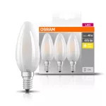 Lampa LED BASE Classic B40 4W/827 230V szkło matowe E14 FS3 OSRAM