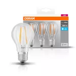 Lampa LED BASE Classic A60 6,5W/840 230V Filament szkło przezroczyste E27 FS3 OSRAM