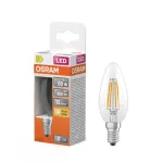 Lampa LED Retrofit CLASSIC B 5.5W 827 Clear E14