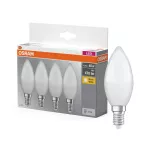 Lampa LED BASE Classicassic B40 4,9W/827 230V plastik E14 FS4 OSRAM