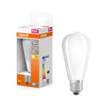 Lampa LED, klasyczny kształt bańki Edison 6,5W 827 230V plastik E27