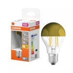 Lampa LED STAR CL A Filament szkło przezroczyste Mirror Gold 37 non-dim 4W 827 E27