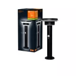 Oprawa ENDURA® STYLE SOLAR DOUBLE CIRCLE 40cm Post Sensor Double Circle 6W Black