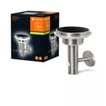 Oprawa ENDURA® STYLE SOLAR DOUBLE CIRCLE Wall Sensor Double Circle 6W Stainless Steel