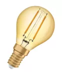 Lampa VINTAGE 1906 CL P Filament szkło przezroczyste GOLD 22 non-dim 2,5W 824 E14