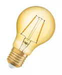 Lampa VINTAGE 1906 CL A Filament szkło przezroczyste GOLD 22 non-dim 2,5W 824 E27