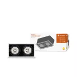 Oprawa SPOT MULTI 2x30W 3000K FL WT BK