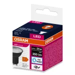 Lampa LED VALUE PAR16 50 120 4,5W/865 230V GU10 BK