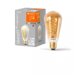 Lampa LED SMART+ WiFi CLASSIC Edison Gold 50 8W/TW E27