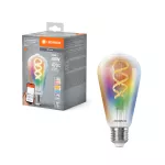 Lampa LED SMART+ WiFi CLASSIC Edison Filament szkło przezroczyste 40 4.8W/DIM E27