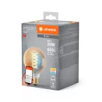 Lampa LED SMART+ WiFi CLASSIC GLOBE95 Gold 50 8W/TW E27