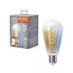 Lampa LED SMART+ WiFi CLASSIC Edison Filament szkło przezroczyste 60 8W/TW E27