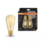Lampa VINTAGE 1906 dim Classic Edison Filament szkło przezroczyste GOLD 55 DIM 6.5W/824 E27 LEDVANCE
