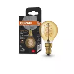 Lampa VINTAGE 1906 CL P Filament szkło przezroczyste GOLD 25 dim 3,4W 824 E14