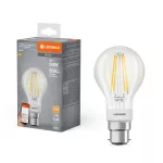 Lampa LED SMART+ WiFi CL A Filament szkło przezroczyste DIM 60  6W/827 B22d