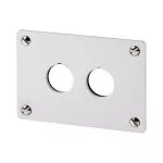 M22-E2 Płyta czołowa do montażu podtynkowego - 2 otwory