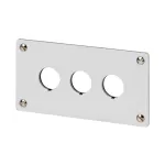 M22-E3 Płyta czołowa do montażu podtynkowego - 3 otwory