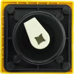 SVB-P1/M Rączki do P1-…/XM, czerwono/żółta, blokowalna, do metalowej osi, montaż rozłączny