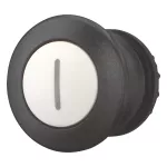 M22S-DP-W-X1 Przycisk grzybkowy biały, z opisem