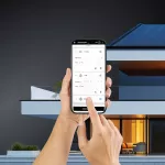 Simon 54 GO WMDL-L1321x-048 Ściemniacz do żarówek LED-owych, sterowany smartfonem [Wi-Fi] - DIMMER; 15-200 W, 230 V, (moduł); antracyt