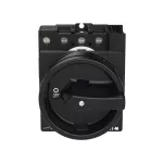 P1-32/V/SVB-SW/N/HI11 Rozłącznik główny, 3 bieg. + N + 1 NO + 1 NC, 32 A, funkcja awaryjnego zatrzymania , blok. na kłódkę w pozycji Wył., montaż rozłączny, pokrętło czarne z blokadą na kłódkę