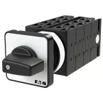T0-8-8372/E Przełącznik zasilania, Styki: 16, 20 A, tabliczka: 1-2, 90 °, bez samopowrotu, montaż natablicowy, pokrętło czarne bez możliwości blokady