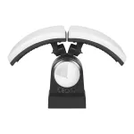 TOS DUO LED 2x20W podwójny naświetlacz ogrodowy z PIR, 2x1600lm, IP65, 4000K, PC, czarny