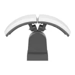 TOS DUO LED 2x20W podwójny naświetlacz ogrodowy, 2x1600lm, IP65, 4000K, PC, szary