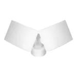 TOS DUO LED 2x20W podwójny naświetlacz ogrodowy z PIR, 2x1600lm, IP65, 4000K, PC, biały