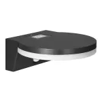 ASPEN LED 15W, oprawa ogrodowa z czujnikiem ruchu PIR, 1300lm, IP65, 4000K, czarna