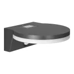 ASPEN LED 15W, oprawa ogrodowa z czujnikiem ruchu PIR, 1300lm, IP65, 4000K, szara