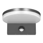 ASPEN LED 15W, oprawa ogrodowa z czujnikiem ruchu PIR, 1300lm, IP65, 4000K, szara