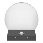 ASPEN LED 15W, oprawa ogrodowa z czujnikiem ruchu PIR, 1300lm, IP65, 4000K, szara