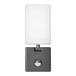 ENID LED 10W, oprawa ogrodowa z czujnikiem ruchu PIR, 800lm, IP65, 4000K, szara