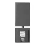 ENID LED 10W, oprawa ogrodowa z czujnikiem ruchu PIR, 800lm, IP65, 4000K, szara