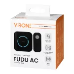 FUDU AC, dzwonek bezprzewodowy sieciowy, learning system, 36 dźwięków, 180m, czarny