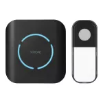 FUDU AC, dzwonek bezprzewodowy sieciowy, learning system, 36 dźwięków, 180m, czarny