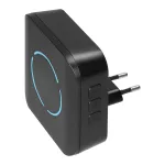 FUDU AC, dzwonek bezprzewodowy sieciowy, learning system, 36 dźwięków, 180m, czarny