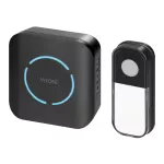 FUDU DC , dzwonek bezprzewodowy bateryjny, learning system, 36 dźwięków, 180m, czarny