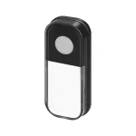 Przycisk bezprzewodowy bateryjny do rozbudowy dzwonków z serii FUDU, czarny