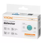 Bateryjny czujnik tlenku węgla (czadu), 2xAA, żywotność sensora 10 lat