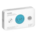 Bateryjny czujnik tlenku węgla (czadu), 2xAA, żywotność sensora 10 lat