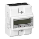 3-fazowy cyfrowy wskaźnik zużycia energii elektrycznej, 100A, 4 moduły, DIN TH-35mm