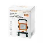 NOVA LED 9W, naświetlacz przenośny z akumulatorem, 700lm, IP54, 4000K, 1800mAh